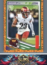 2025 Score-A-Treat Washington Commanders Marshon Lattimore #165