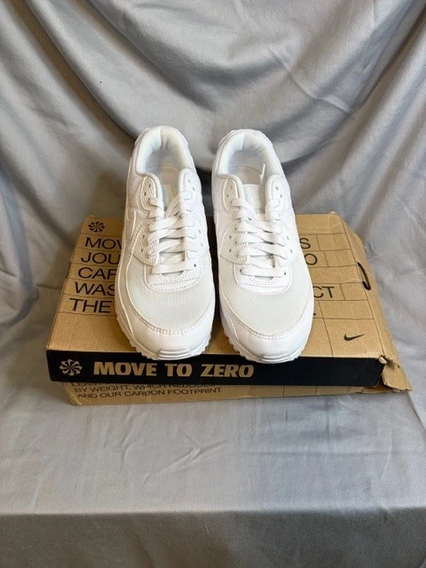 Nike Air Max 90 Triple Blanco Talla 9W Nuevo con Caja Foto 2 de 4