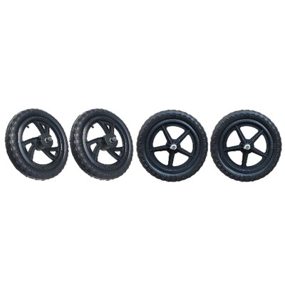 1 Paar Balance Bike Ersatzräder 11 Zoll Schwarz Training Fahrrad Reifen Jungen