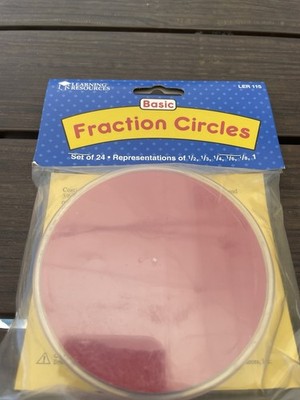 Learning Resources Fraction Circles Set NEW OLD STOCK Hands On Learning Fraction