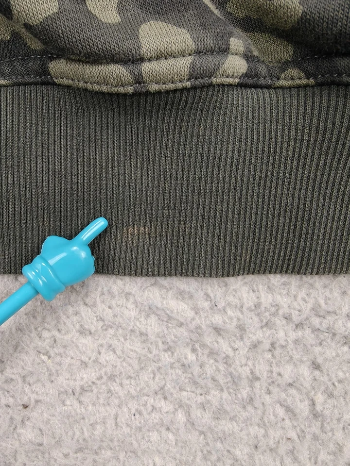 Sudadera Zorro Blanco Mujer Mediana Verde Negro Leopardo Cuello Redondo Pullover SDX WFA Foto 3 de 4