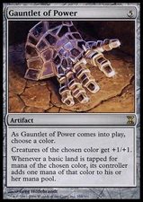 1 x Gauntlet of Power - Time Spiral - Heavy Play - MTG