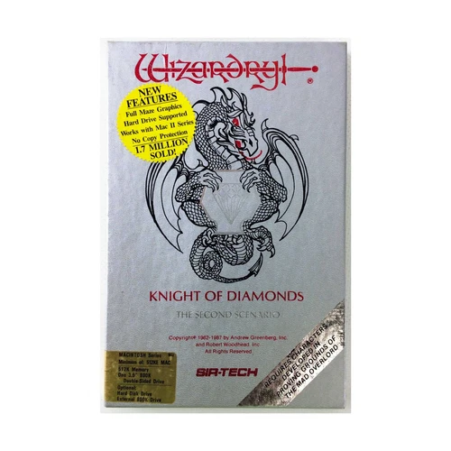 Sir-Tech Computer Game Wizardry - Knight of Diamonds (Mac) VG+/NM - Picture 1 of 1