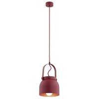 Industrielle Moderne Rote HäNgelampe 1X15W E27 IP20 - EinzelstüCk