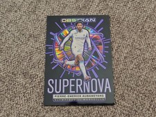 2025-26 Panini Obsidian Pierre-Emerick Aubameyang /50 Supernova Marseille 🩵⚽🤩