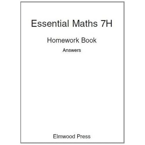 Essential Maths 7H Homework Book Answers David Rayner - Image 3