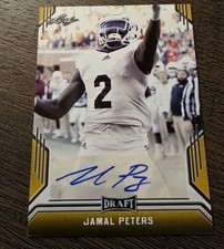 2019 Leaf Draft - Autographs Jamal Peters #BA-JP2 Gold (AU, RC)