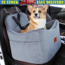Dog Car Booster Seat Adjustable Non-Slip Pet Travel Carrier Small Dogs New