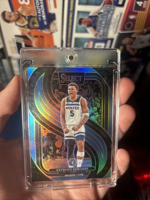 2024-25 Panini Select Anthony Edwards #130 Light Blue Prizm /299