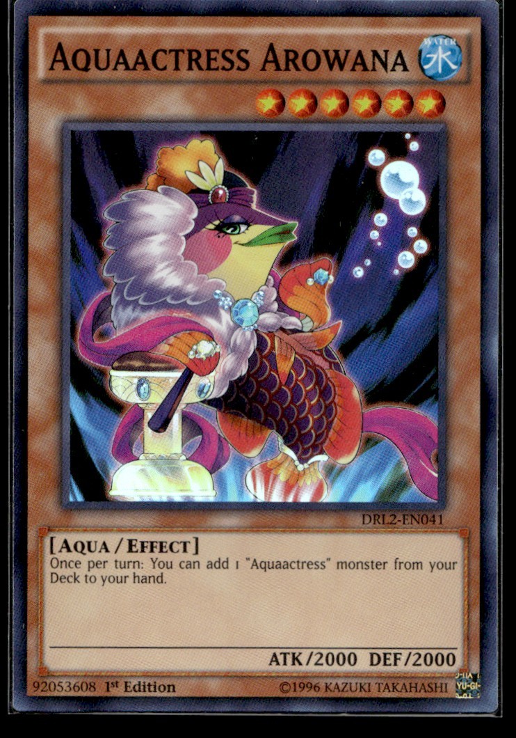 Aquaactress Arowana - DRL2-EN041 - 1st Edition -  YuGiOh | Buy 3 Get 5 Free