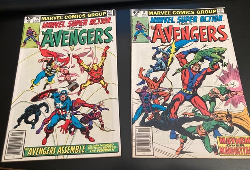 HUGE Lot of *46* MARVEL TRIPLE/SUPER ACTION! *1960s AVENGERS!* + 3 X-MEN +THOR! - Picture 2 of 24