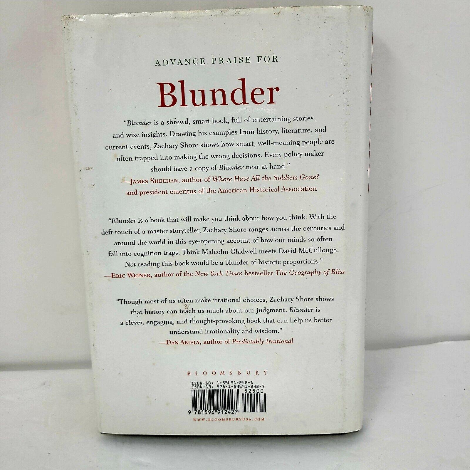 Blunder: Why Smart People Make Bad Decisions