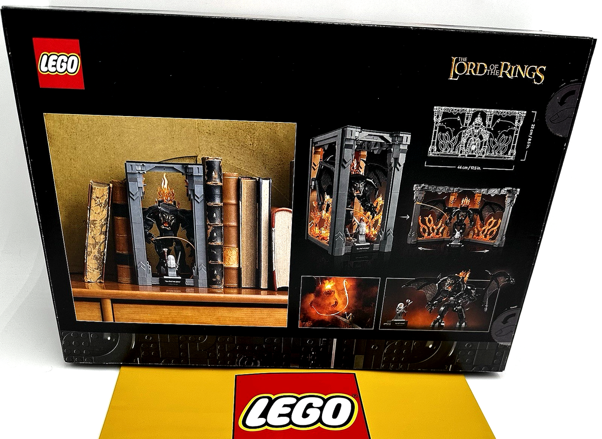 LEGO Icons 10367 The Lord of the Rings Balrog Book Nook | eBay