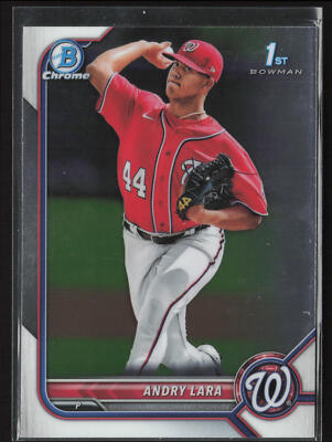 2022 Bowman Andry Lara BCP-70 1st Chrome | Washington Nationals