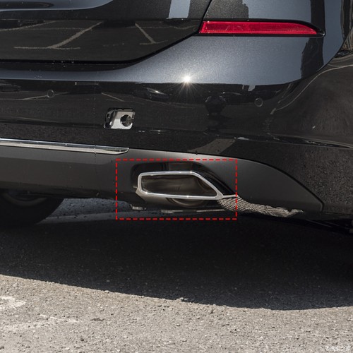 Black Exhaust Muffler Tail Pipe Cover Trim For BMW 5 6 Series G30 G31 G32 18-23 - Picture 7 of 19