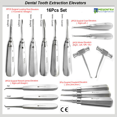 Dentist Tooth Extraction Surgical Elevators Dental Surgical 
