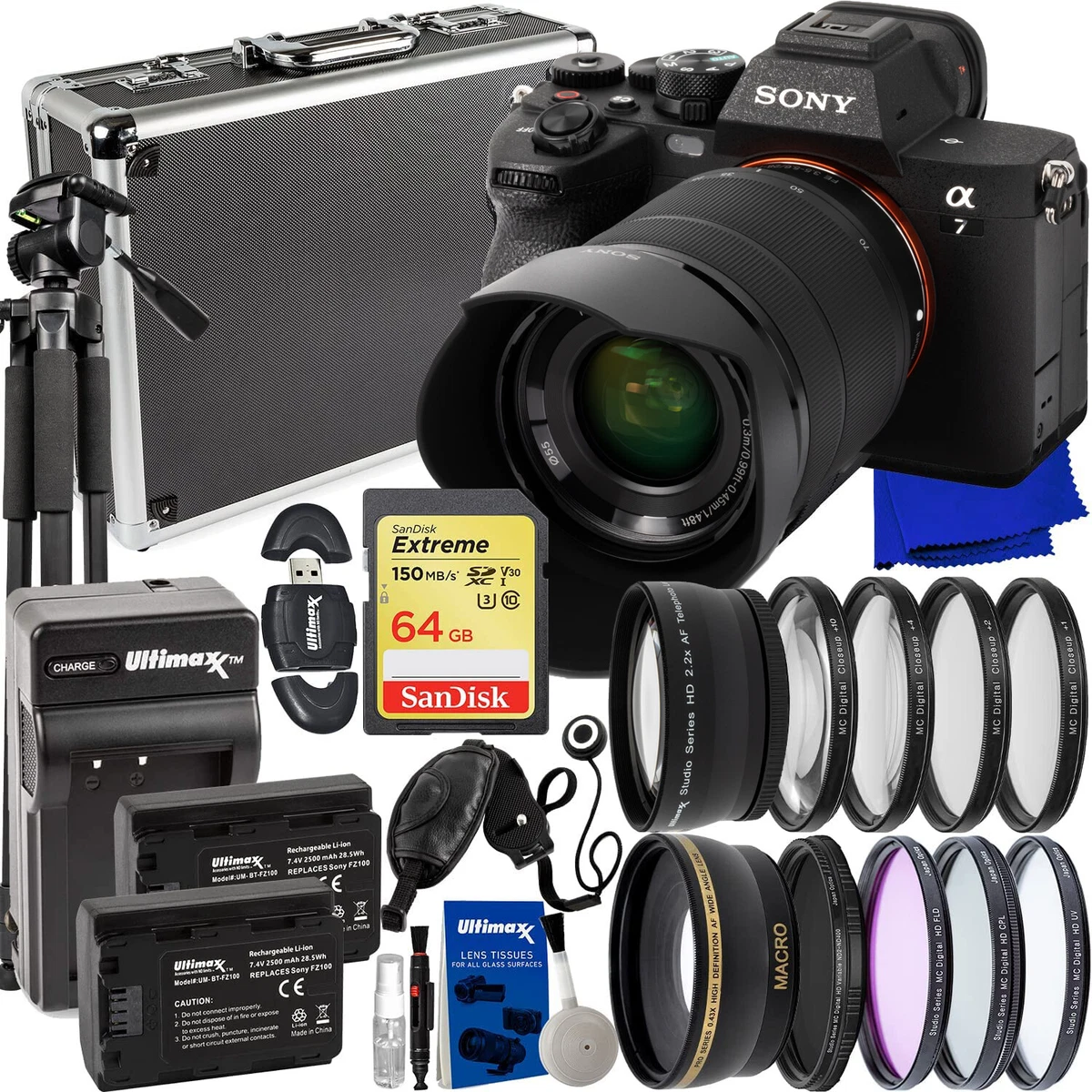 Sony a7 IV Mirrorless Camera with 28-70mm Lens - 22PC Accessory Bundle 27242923584, sony a7 iv - Vimarsana News