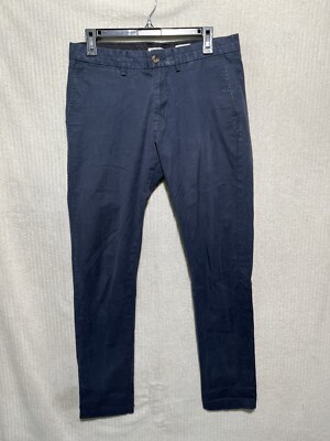 Ben Sherman EC1 Mens 31x32 Skinny Fit Stretch Cotton Chinos