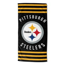 Pittsburgh Steelers Beach Towel - Free Shipping - NFL Football
