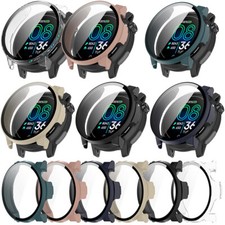 Tempered Glass Screen Protector Watch Case Cover For COROS PACE Pro Smart Watch