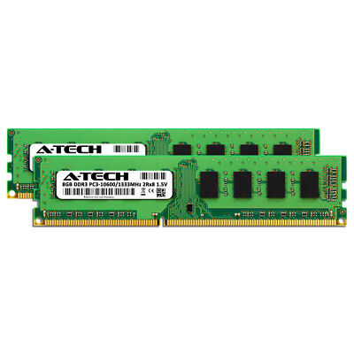 RAM A-Tech 16GB (2x8GB) DDR3 1333MHz PC3-10600 Per Desktop | DIMM 240 Pin Non-ECC