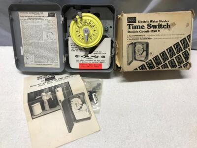 Sears+Electric+Water+Heater+Time+Switch+40+Amp+11080+Watt+Pool+Pump+Timer+250+V  for sale online | eBay