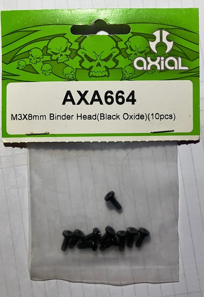 Axial AX10 hardware AXA1632 3x20 Turnbuckle, AXA464 3x8 Flat Head & AXA664 - Image 4 of 4
