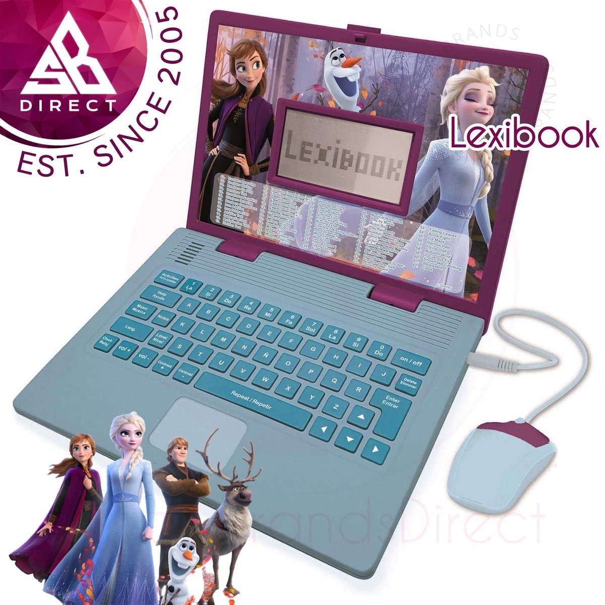 Lexibook Frozen Ordenador Lexibook Lexibook Laptop Frozen Lexibook