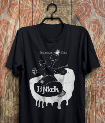 Bjork Greatest Hits 2002 T-Shirt - Music Shirt, Bjork Tour, Rock
