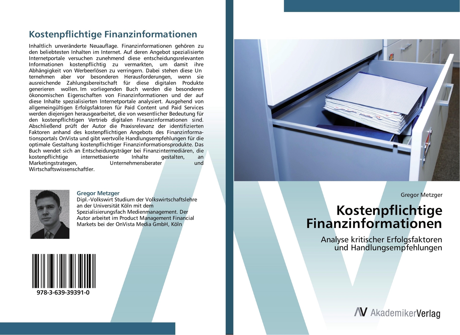 Thumbnail - Gregor Metzger | Kostenpflichtige Finanzinformationen | Taschenbuch |