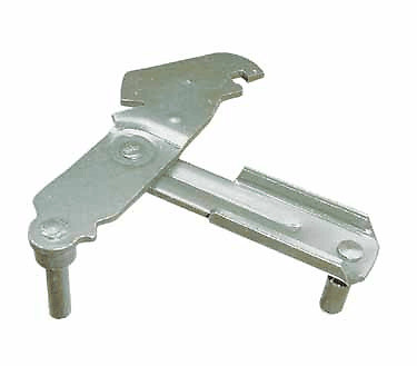 Charnière gauche Brandt 71X7707 pour porte de four encastrable en acier inox
