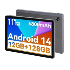 Urao  Android 14 Tablet 11'' Screen 12+128GB Supprt WIFI6 6800mAh  IPS Display