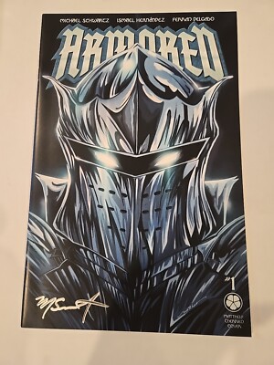 Armored #1 Variant Cover Signed By Michael Schwartz NM No COA 