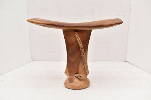 げしました⒱ Head rest枕 コンゴ(旧ザイール)ヴィンテージ してありま