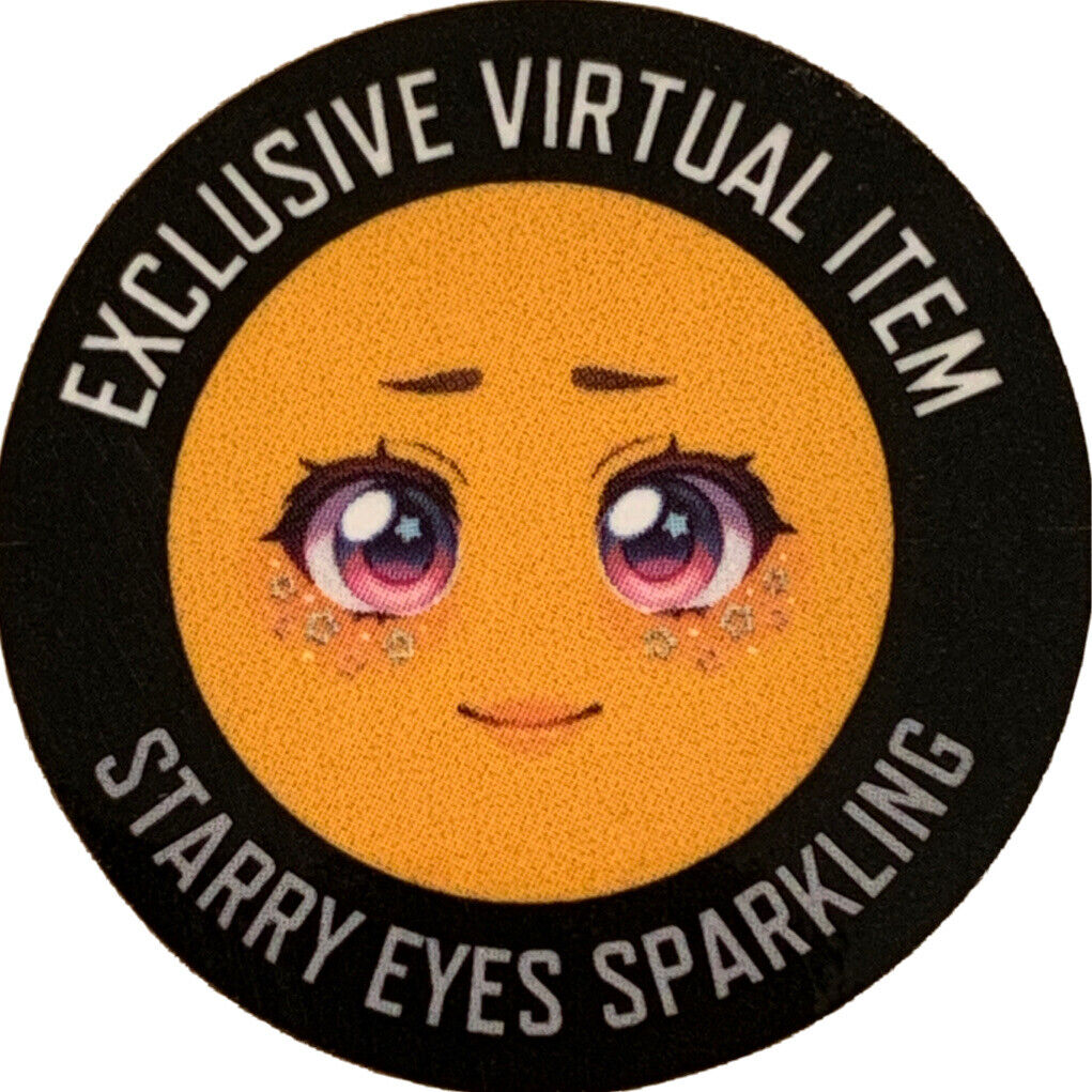 Mavin  Roblox Celebrity Series 9 Starry Eyes Sparkling Face Code Only /  Messaged Fast