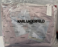 Karl Lagerfeld Kristen LH1AG807 Limited Edition Red Canvas Tote Bag NWT
