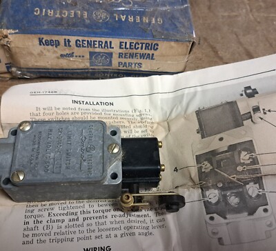 GE GENERAL ELECTRIC CR9440K1J1 LIMIT SWITCH SER A *NIB*