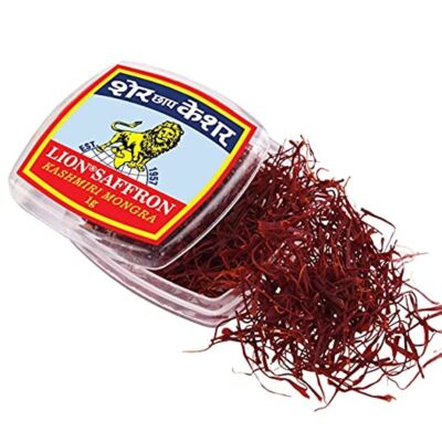 Lion Saffron, 1g, Pure Kashmiri Mongra Kesar Value Pack Grade A++best quality.