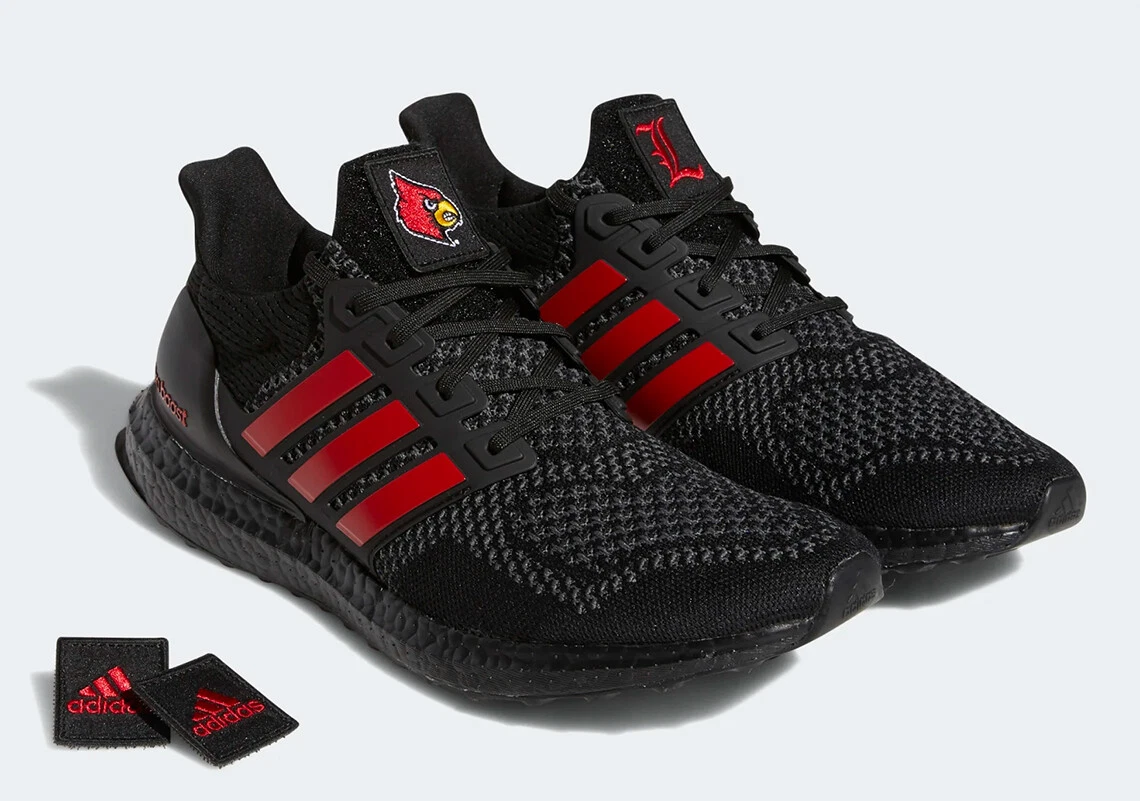 Men's adidas Black/Red Louisville Cardinals Ultraboost 1.0 DNA