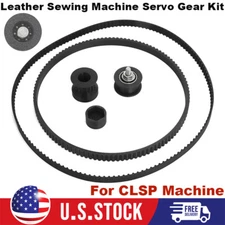 For CLSP Machine Belt Drive Pulley Leather Sewing Machine Servo Gear Upgrade Kit