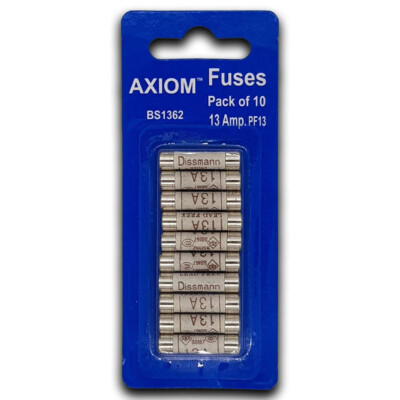 10 x Haushalt 13 AMP 240V Haushalt Netzstecker Sicherung Elektro Kartusche Sicherungen
