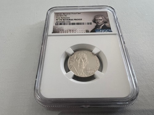 2018-S REVERSE PROOF JEFFERSON NICKEL FR. NGC PF70 U.C. "TOP POP" PORTRAIT LABEL - Picture 2 of 4