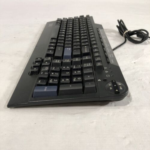 IBM SK-8805 Wired USB Ergonomic Keyboard Black - Picture 3 of 7