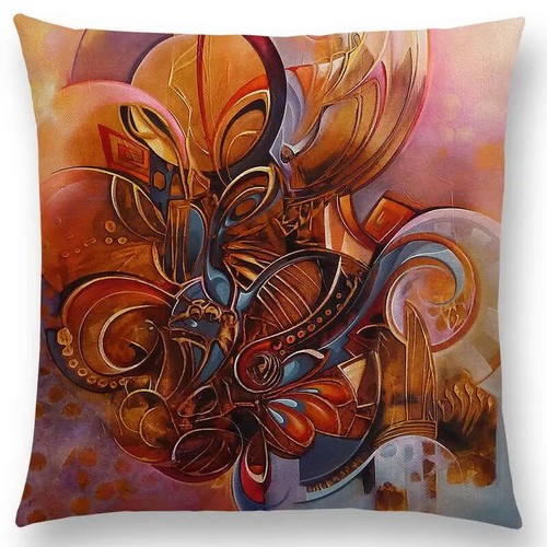 New Abstract Style Emotion Pattern Fantasy Seasons Cushion Cover Pillow Case - Picture 36 of 49