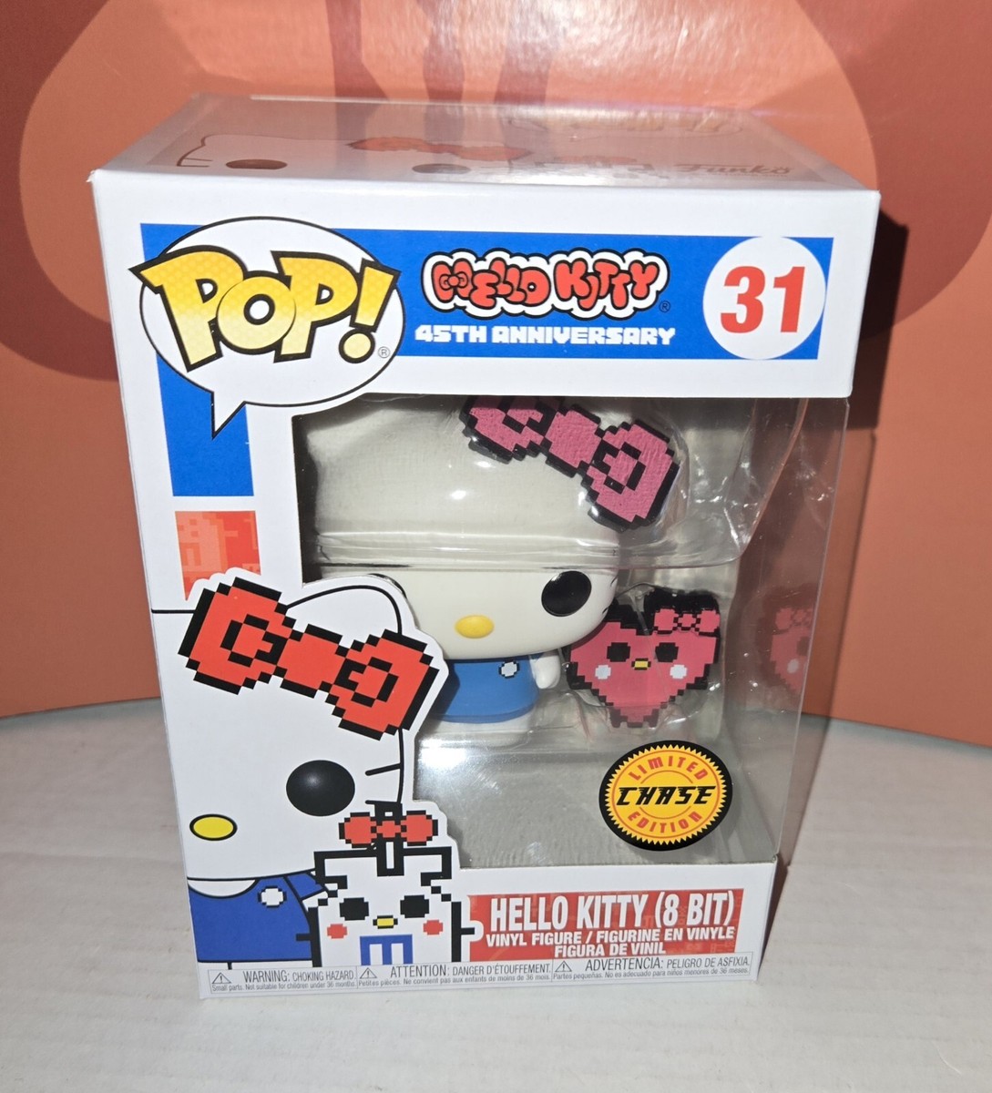 Icons #0031 Funko POP! Hello Kitty 8-Bit *Chase* 889698434645|