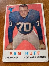 1959 Topps #51 Sam Huff football card