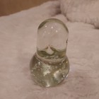 Vintage NORCREST Clear Crystal Bubble Glass BABY BIRD Figurine MCM Paperweight — photo 6