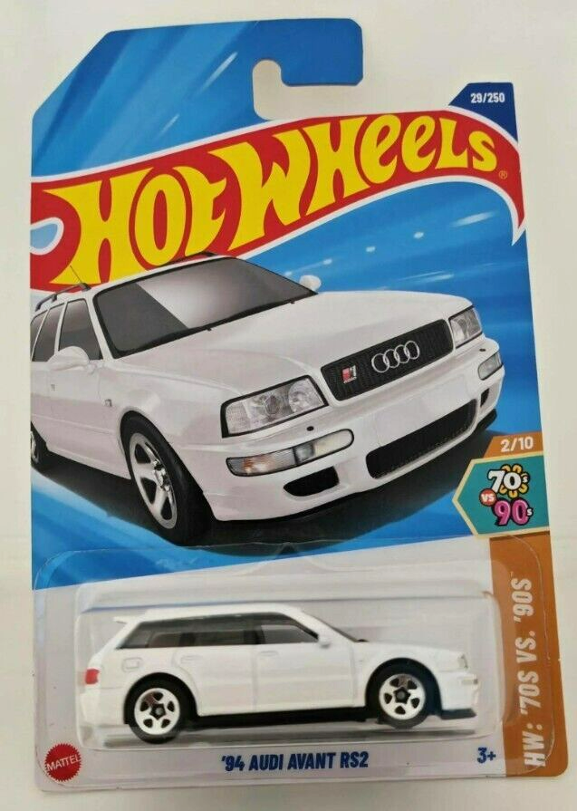 Hot Wheels 2025 Case F '94 Audi Avant RS2 White Long Card