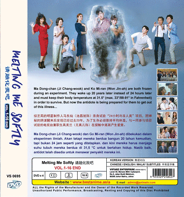 KOREAN DRAMA DVD Melting Me Softly Vol.1 16 End English Subtitle Region All eBay