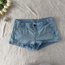 Express low rise denim shorts